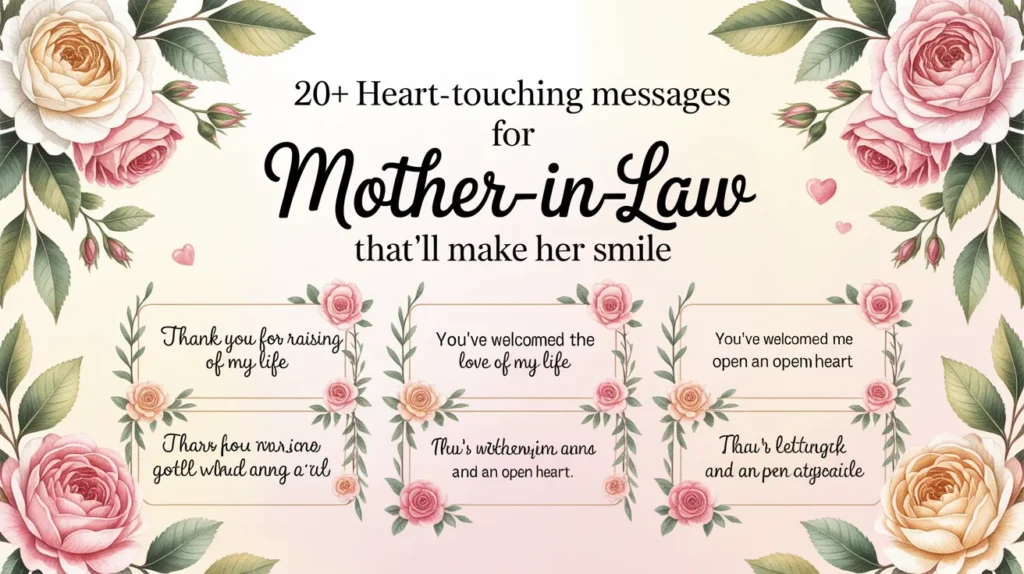 20+ Heart-Touching Messages for Mother-In-Law That'll Make Her Smile