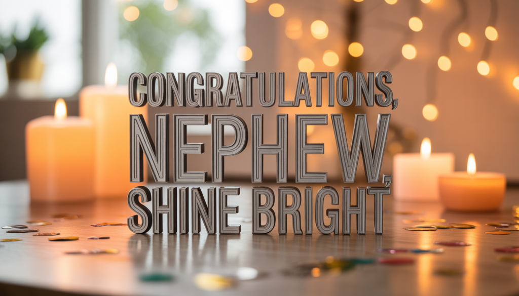 19+ Graduation Wishes for Nephew