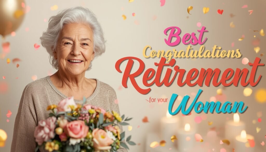 18+ Best Retirement Wishes for Woman