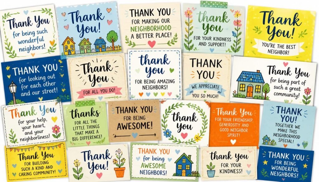 15+ Thank You Notes for Neighbors