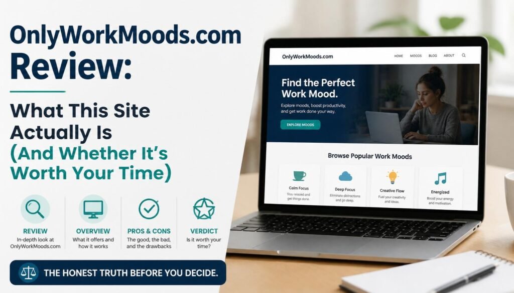 OnlyWorkMoods.com Review: What This Site Actually Is (And Whether It's Worth Your Time)